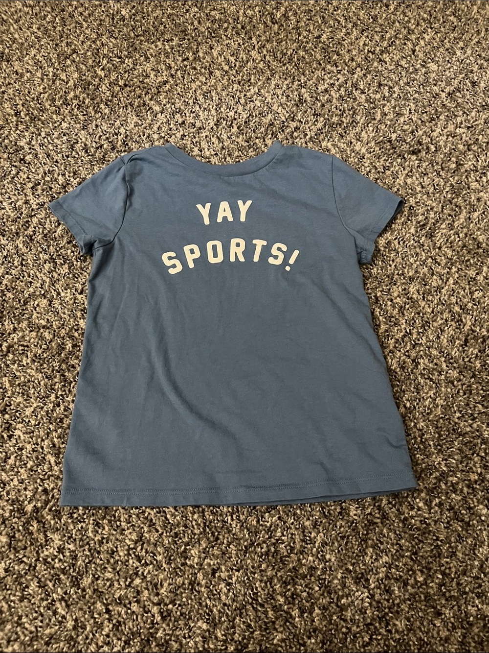 Carter's Blue 'Yay Sports!' Short Sleeve Tee